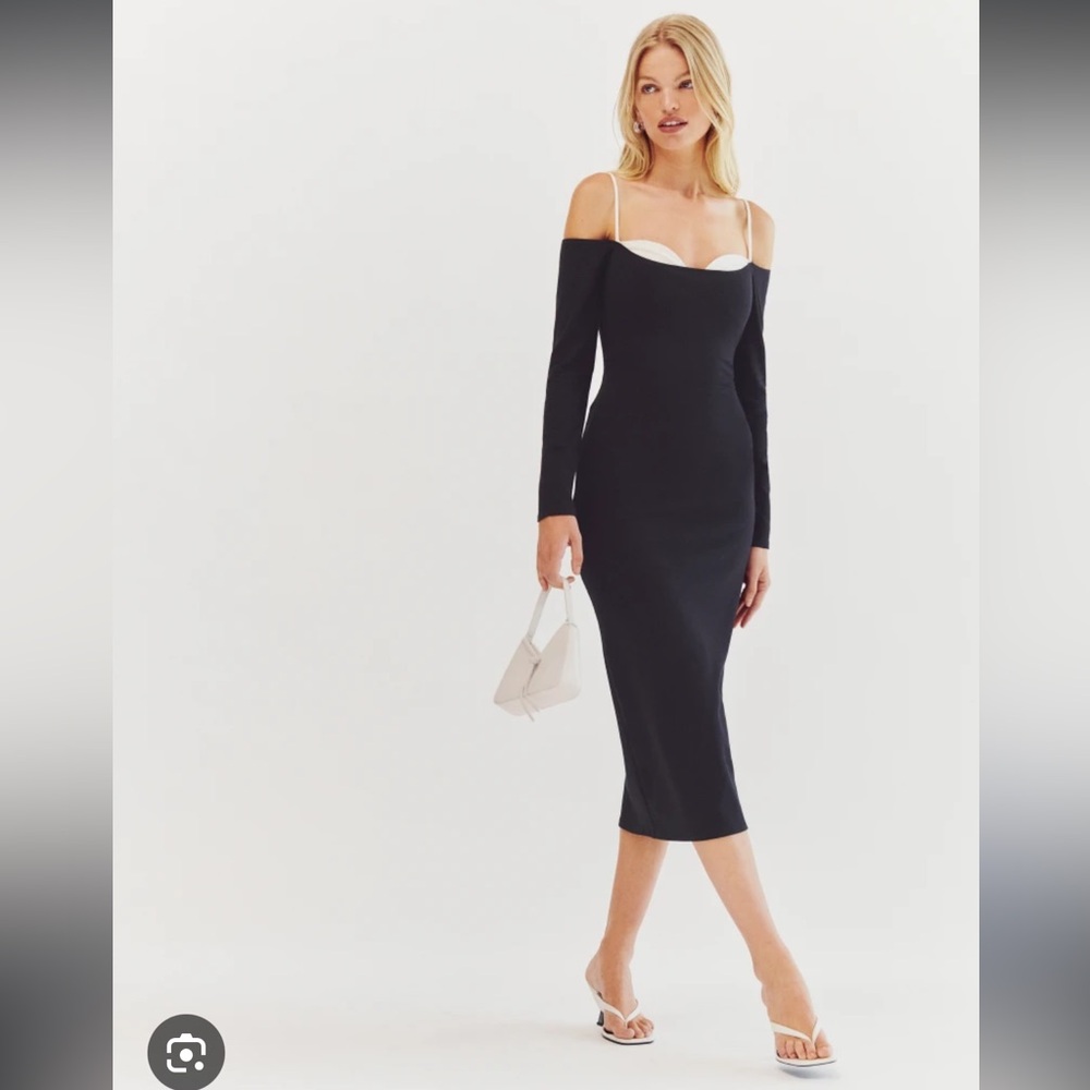 Reformation Graysen Knit Dress XS worn once!